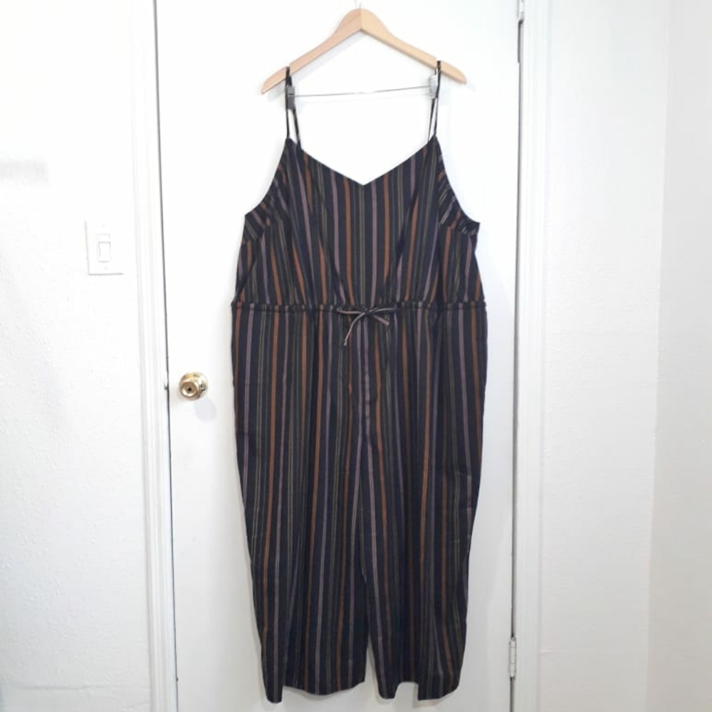 🆕️ AVA & VIV | Wide Leg Crop Jumpsuit - Picture 2 of 16